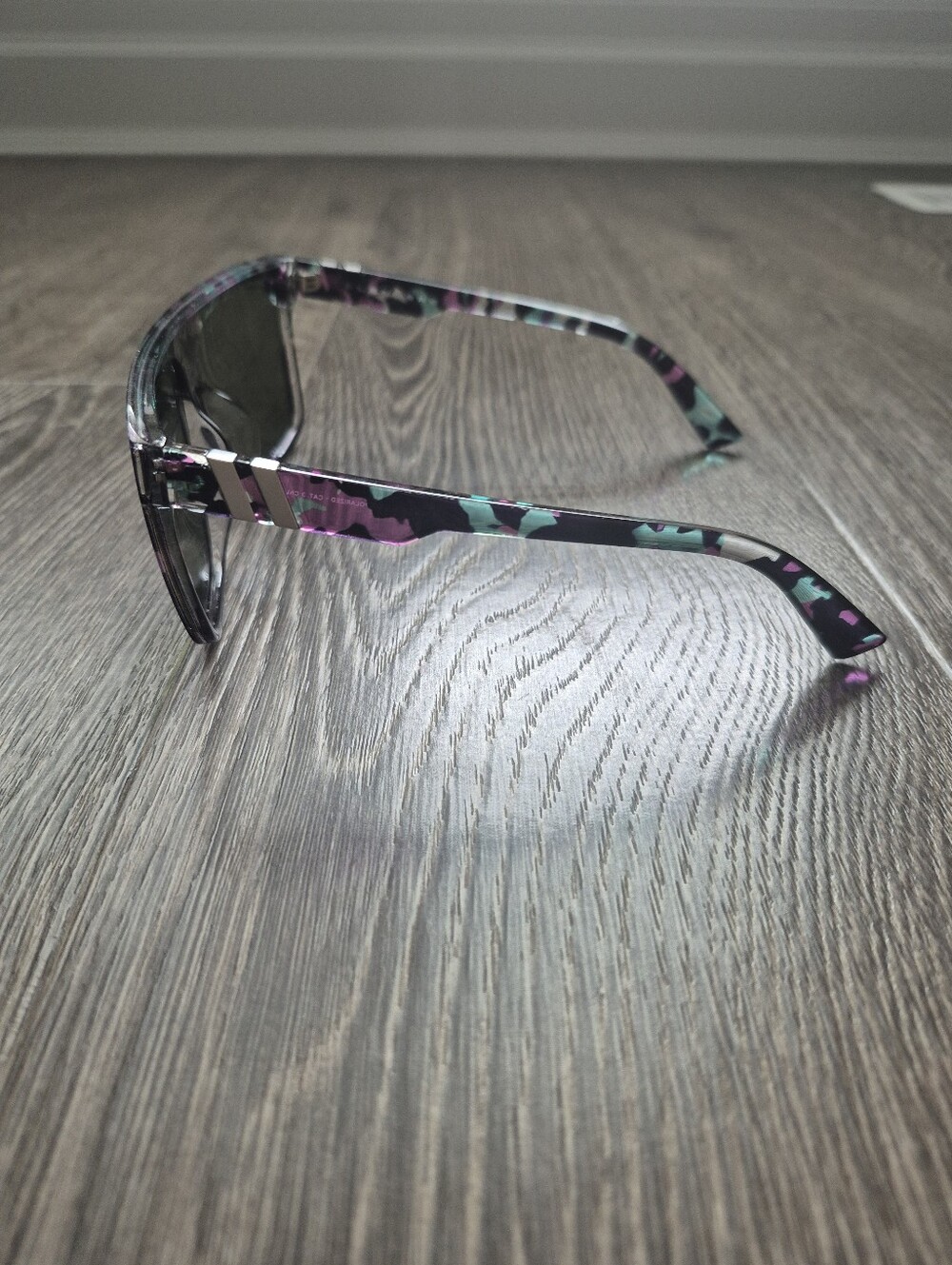Blenders SciFu Savage River Sunglasses Black Purple Turqouise Unisex - Picture 6 of 10